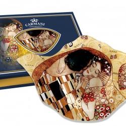 Suport ceramic ceai  - Gustav Klimt - Sărutul