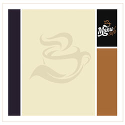 Etiketa Manu cafe - velká - 5 ks