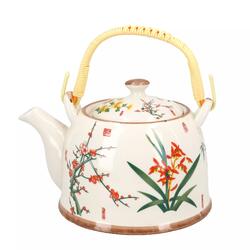 Ceainic cu infuzor 900 ml - decor floral