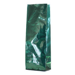 Săculeț verde pentru vânzarea ceaiului și a cafelei, cu clemă 250g - 1 buc.