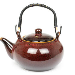 Ceainic ceramic 750ml - roșu