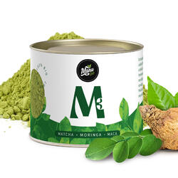M3 - MATCHA, MORINGA, MACA BIO - cutie cadou 40 g
